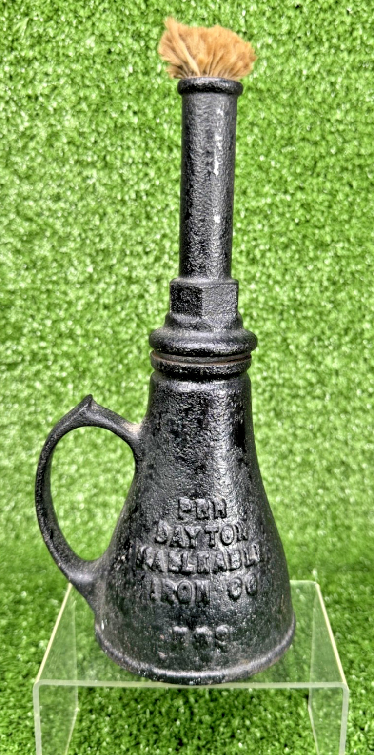 Pennsylvania Railroad PRR Dayton Malleable Iron Co Antique Cast Iron Torch