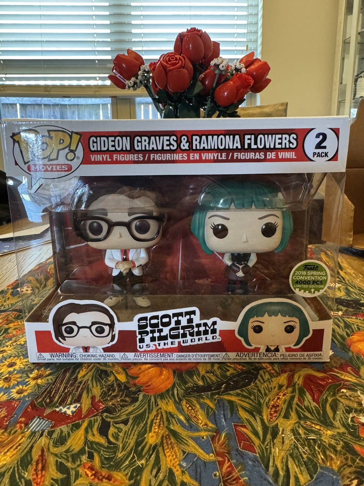 Funko POP Movie GIDEON GRAVES RAMONA FLOWERS Scott Pilgrim 2018 Spring /4000