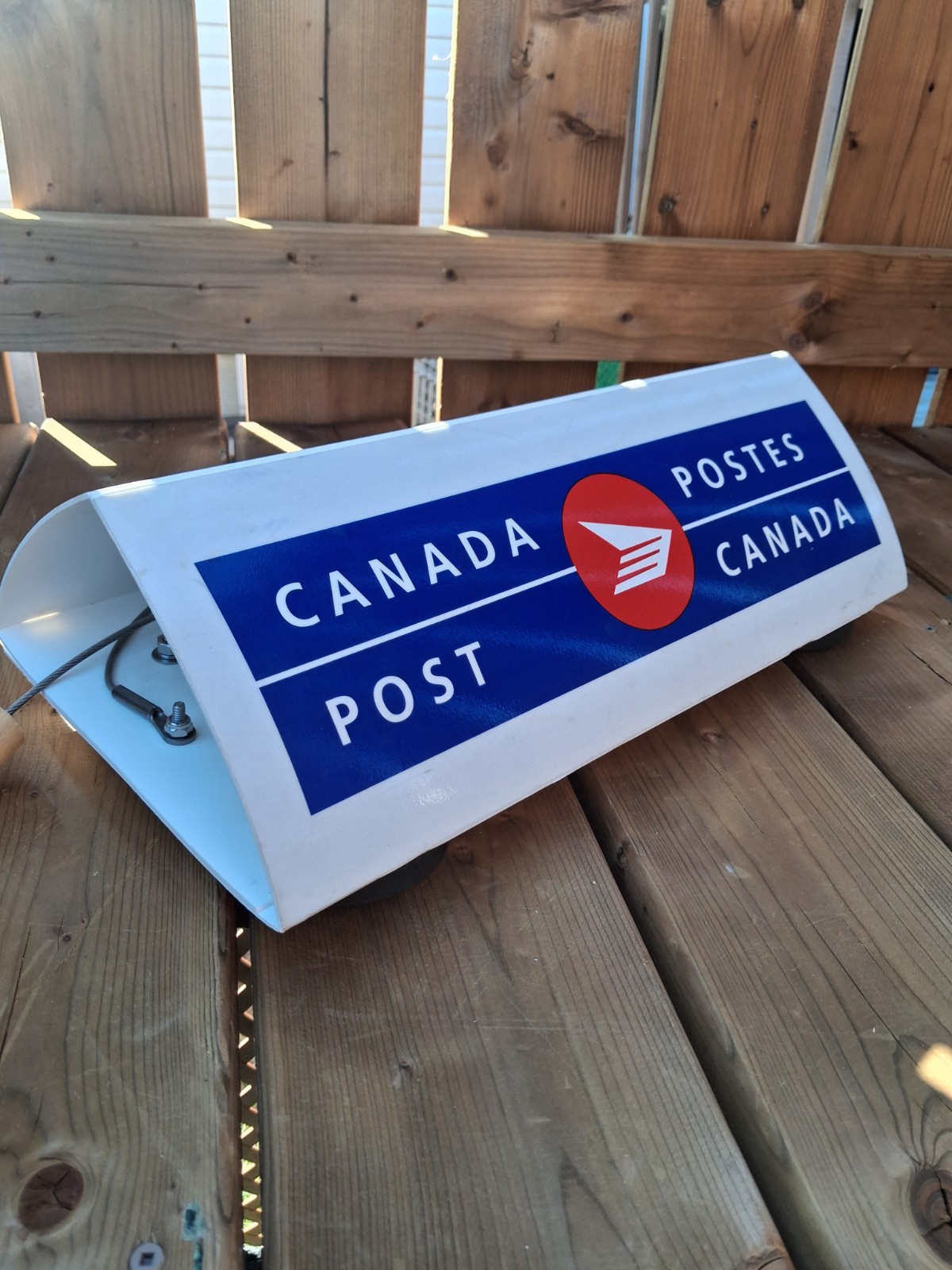 RARE Canada Post Delivery Car Roof sign + BAG