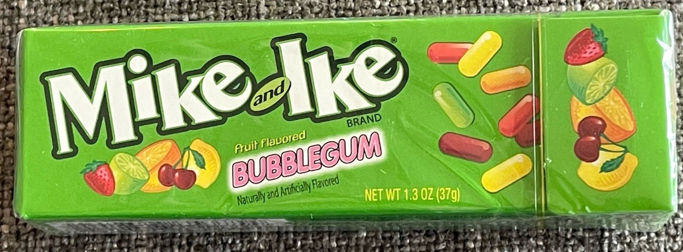 Discontinued 2010 MIKE AND IKE BUBBLE GUM  Sealed Box  NOS  EXTREMELY RARE