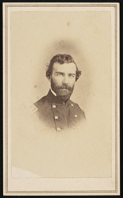 Photo:Colonel James Oakes 1860s U.S. Cavalry Portrait Officer Uniform