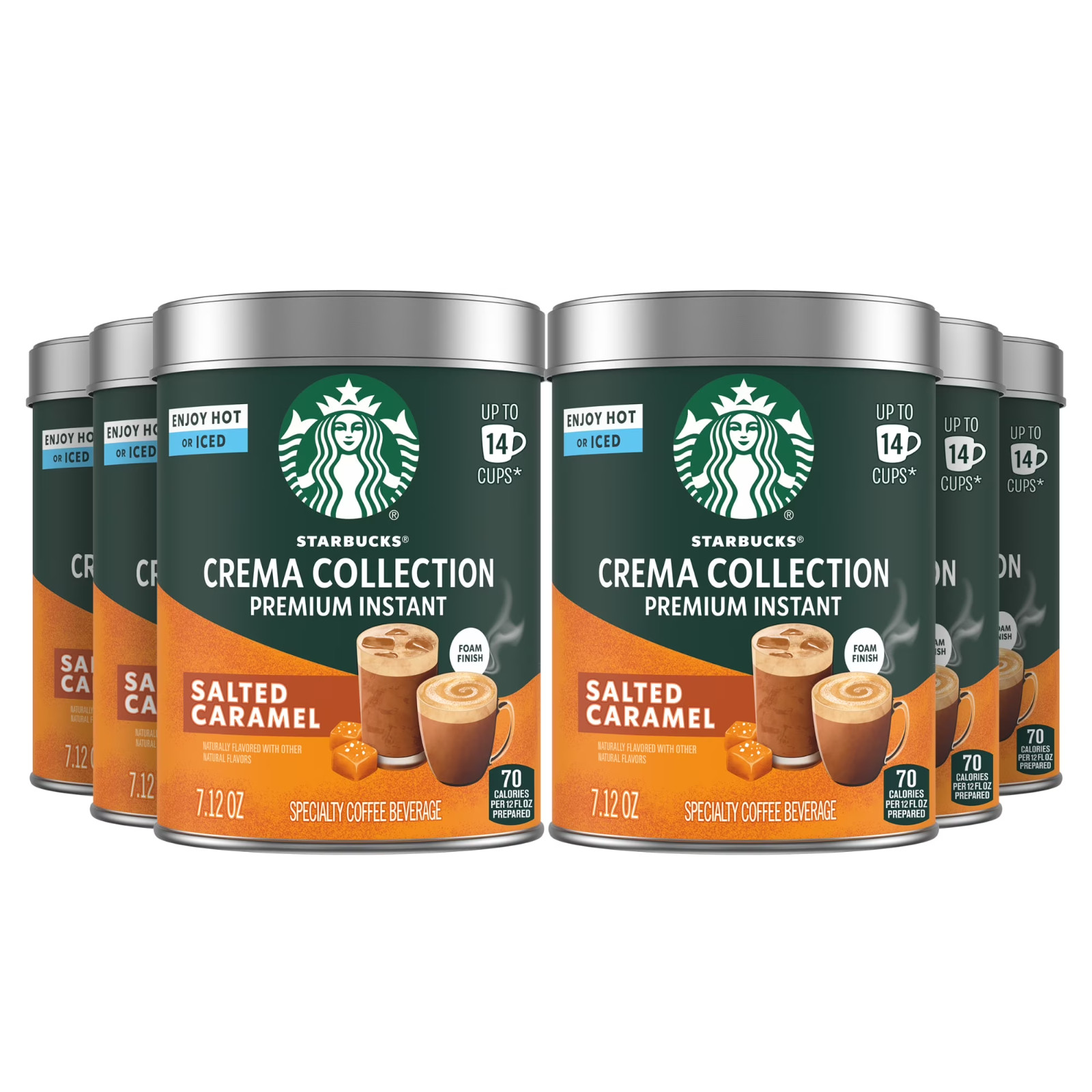 Starbucks Crema Collection Salted Caramel Instant Coffee (6 Tins) Starbucks Crema Collection Salted Caramel Instant Coffee (6 Tins)