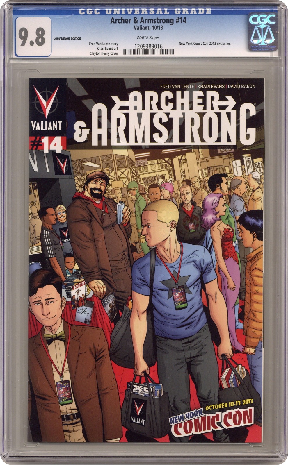 Archer and Armstrong: Archer #14NYCC CGC 9.8 2013 1209389016