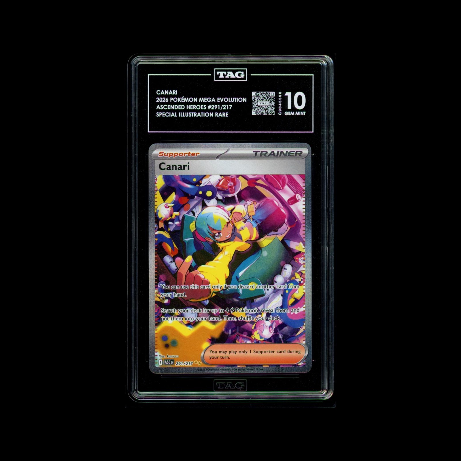 066 Canari 291 Special Illustration Rare Ascended Heroes Pokemon TAG  10