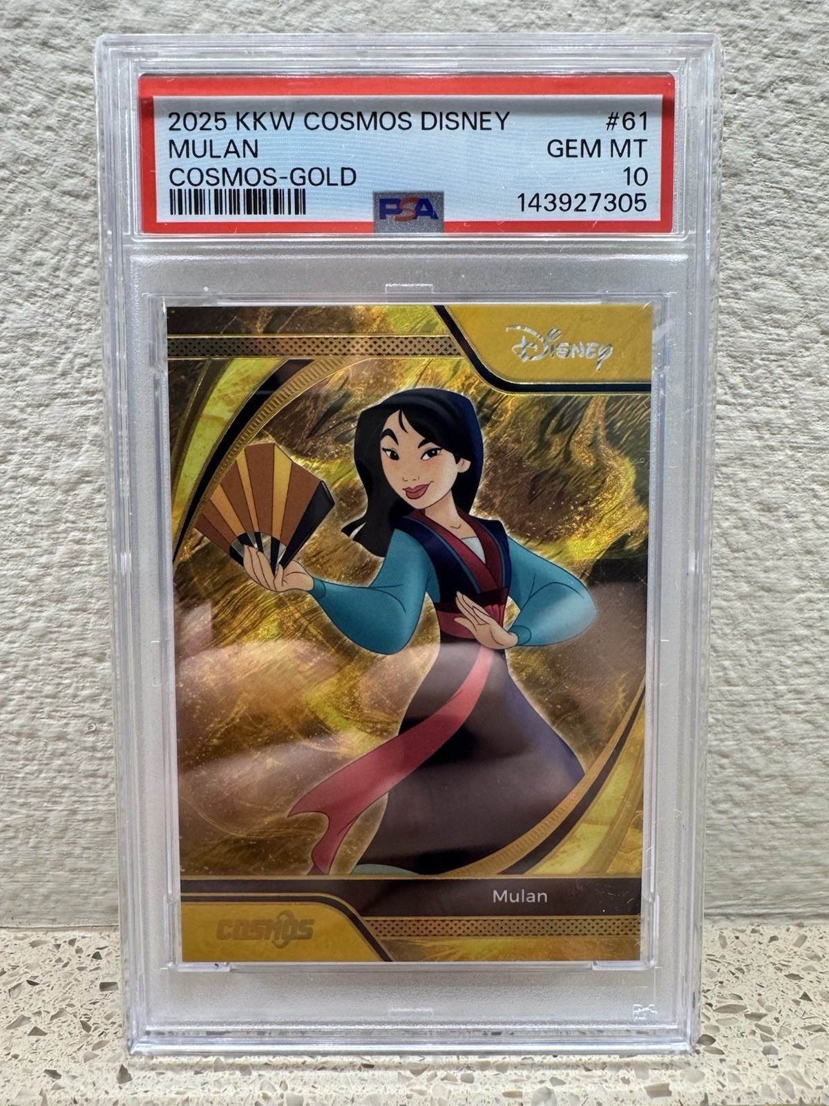 Mulan PSA 10 Gold /10 Kakawow 1/10 First On Print Disney 2025