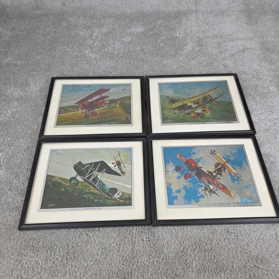 Jim Deneen Wings of Glory Color Etch Collection of Famous WWI Aircraft Frame Lot