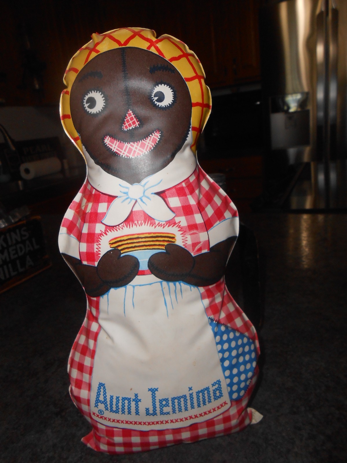 VINTAGE QUAKER OATES ADV PROMOTIONAL VINYL STUFFED DOLL