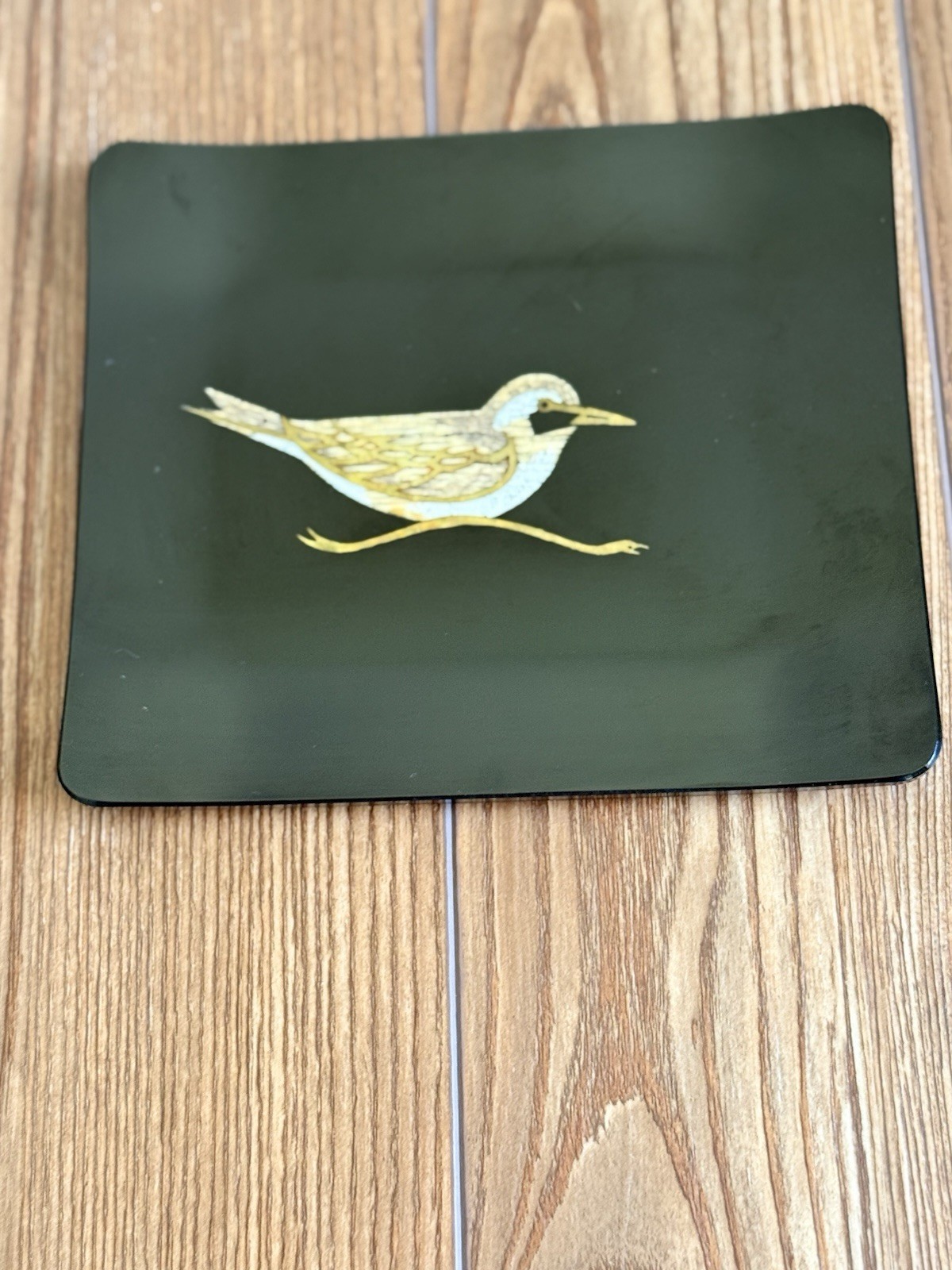 Beautiful Vintage COUROC Of Monterey Sandpiper Tray In Excellent Condition