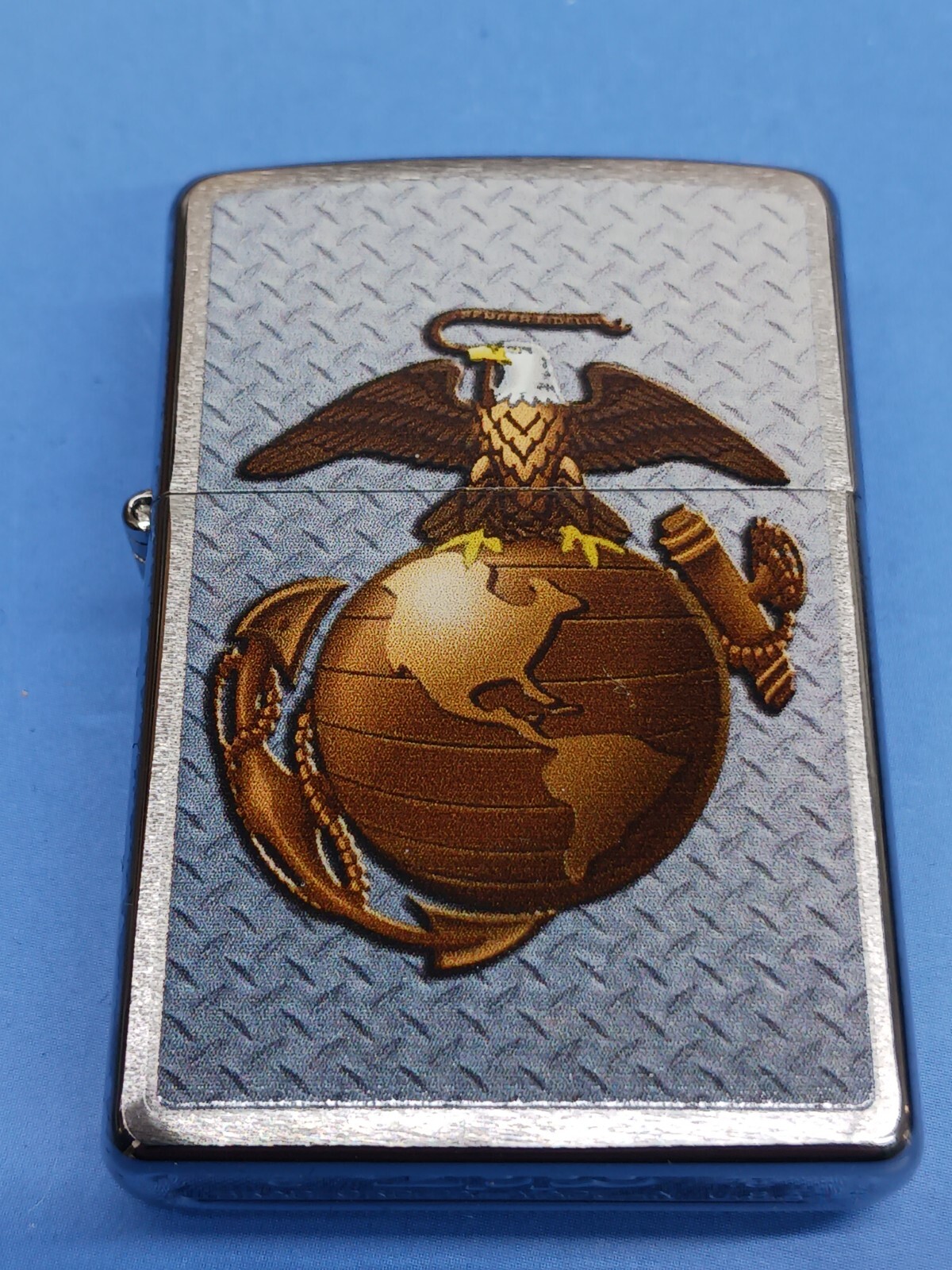 Zippo 28521 Marines Logo Brushed Chrome