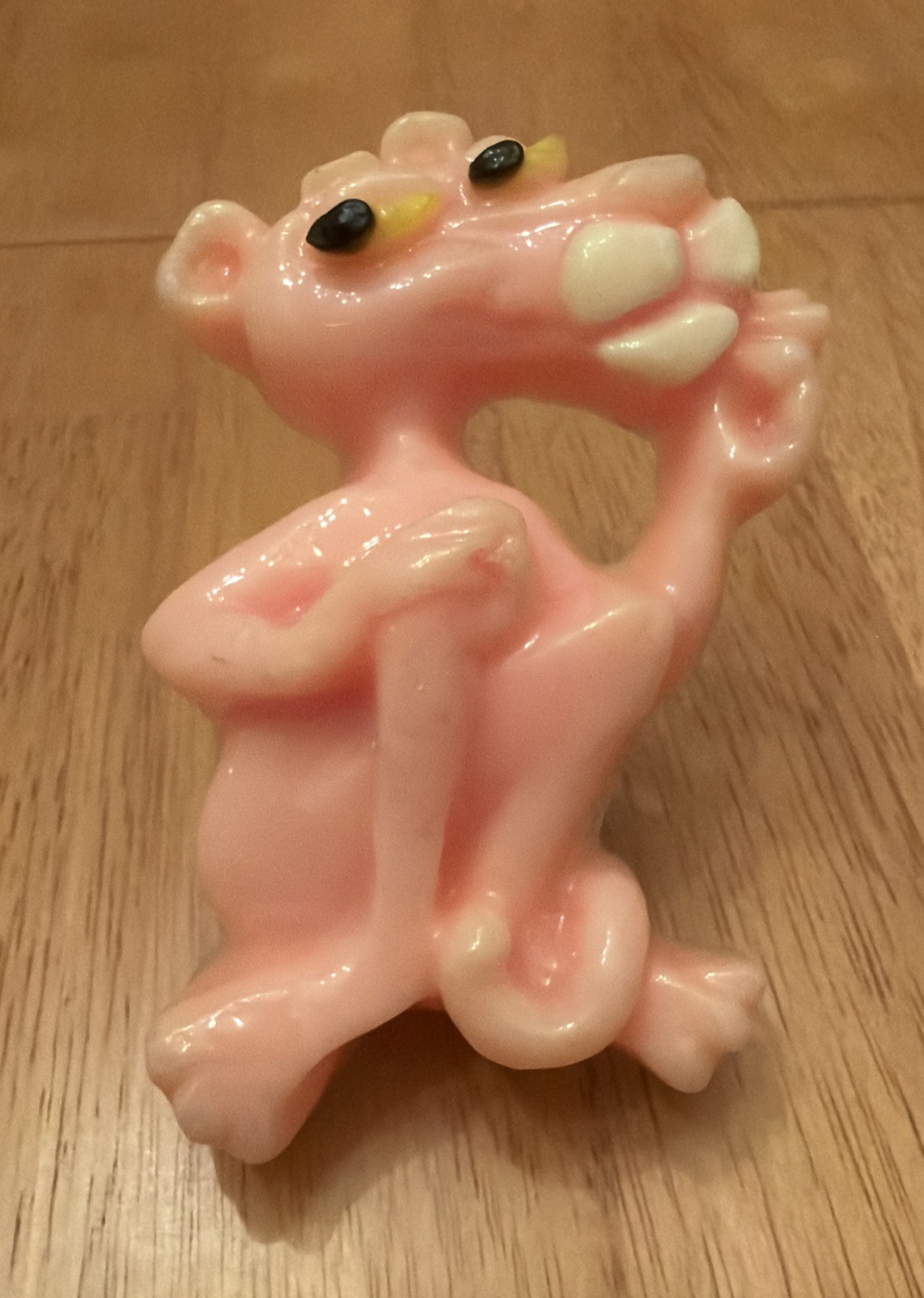 Vintage Rare 1980s  Lucite Pink Panther Decorative  Night Light Lite Plug In
