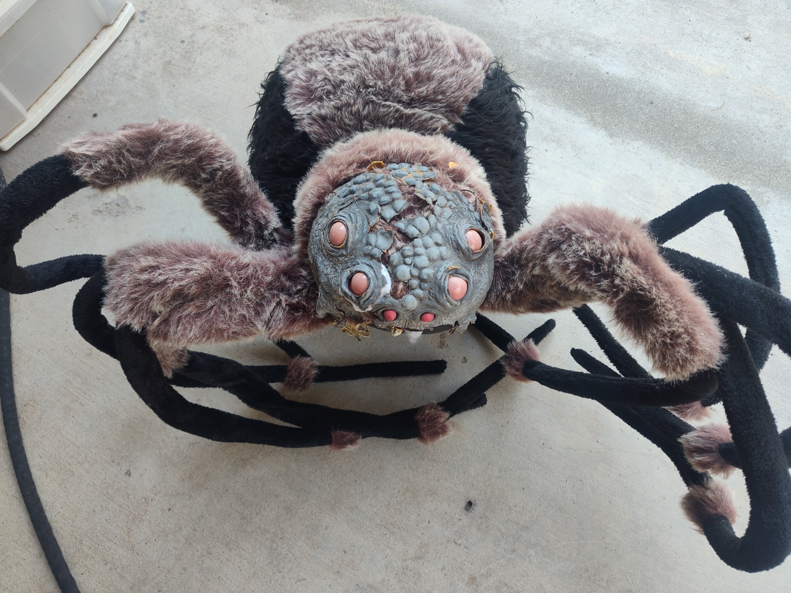 Costco 4.5ft Halloween Giant Spider Decor Prop As-Is Untested  2015 Rare Huge