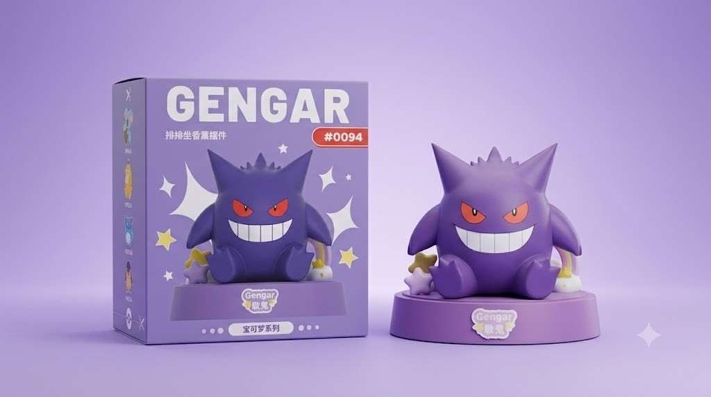 Langbowang Pokemon Aromatherapy Fragrance Series Figure - Gengar
