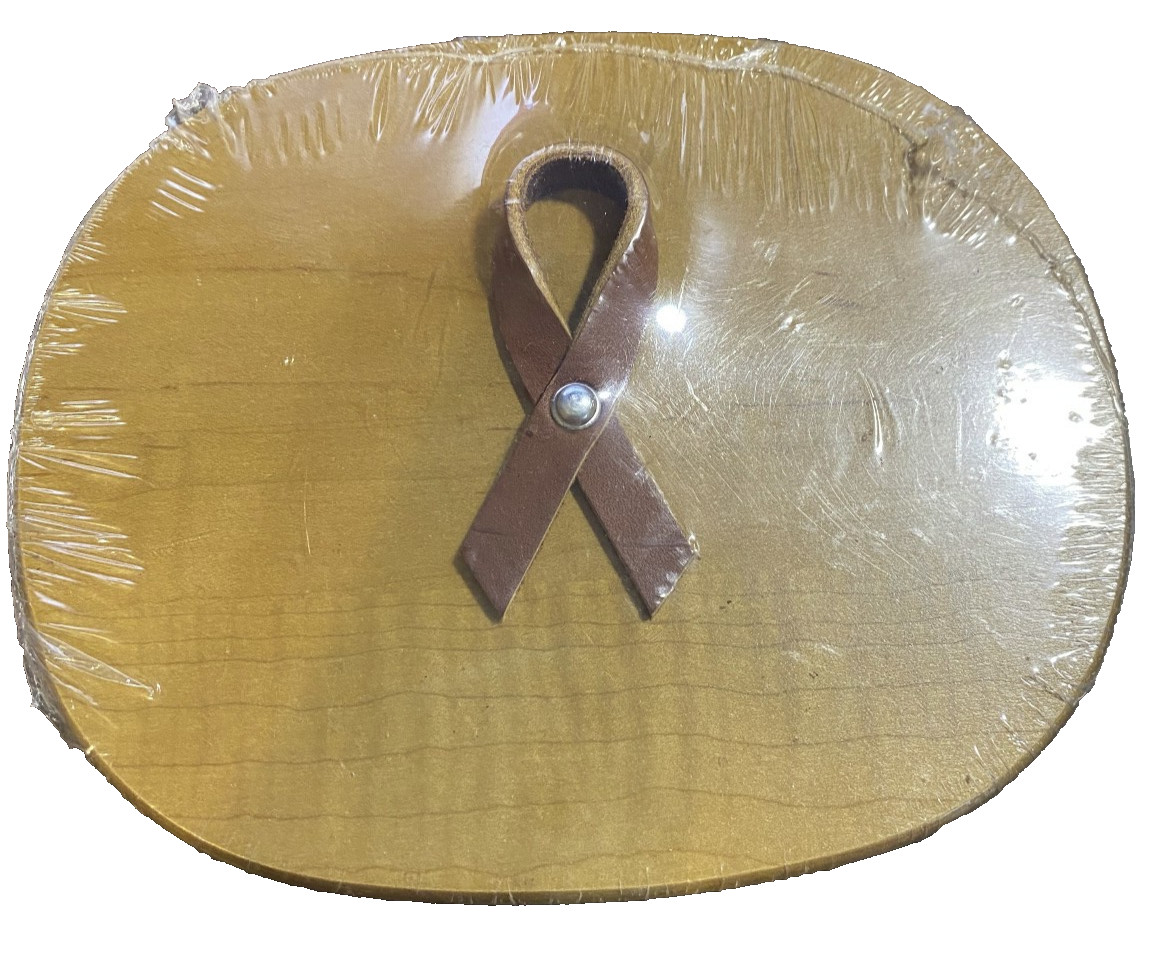 Longaberger Warm Brown Lid #50635 Sealed New Breast Cancer 2008 Horizon of Hope