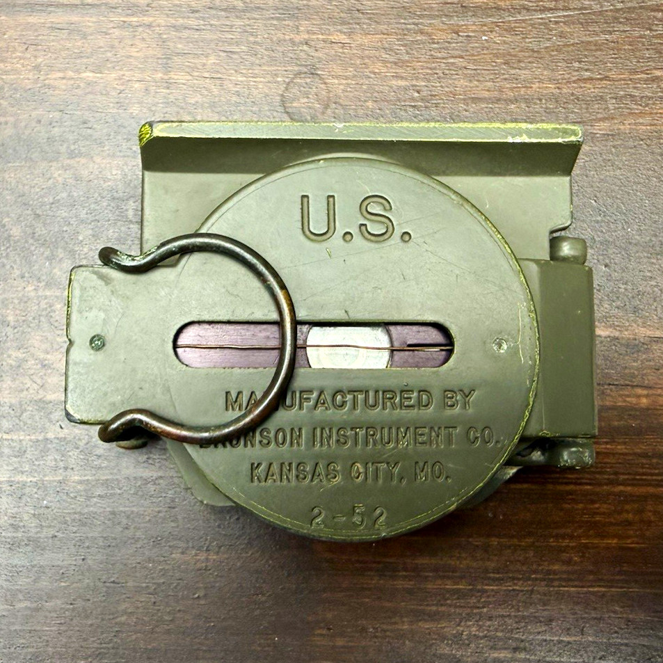 U.S. Military Lensatic Compass Mason Instrument Co Kansas City MO Militaria