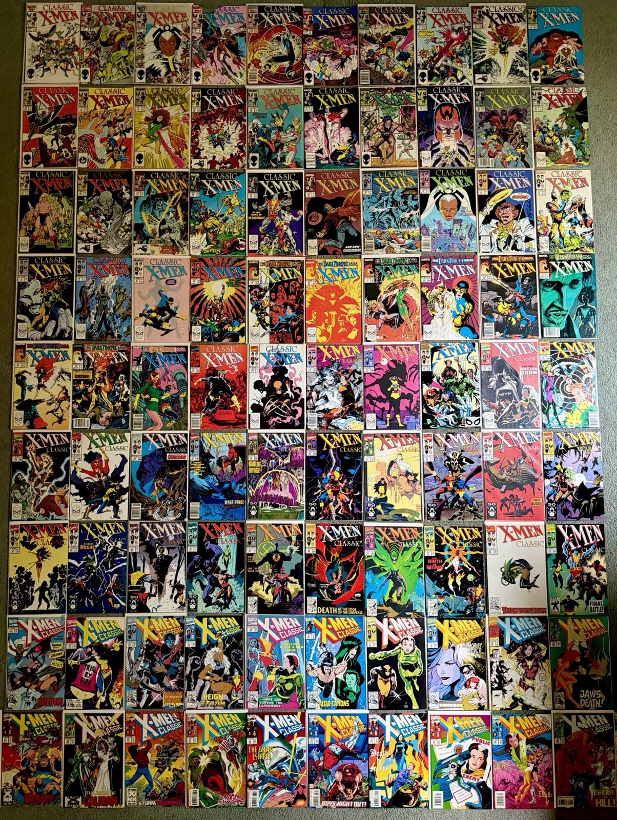 X-Men Classic Full Run Lot From 1-92 of 1-110 Set Collects Uncanny X-Men 94-188