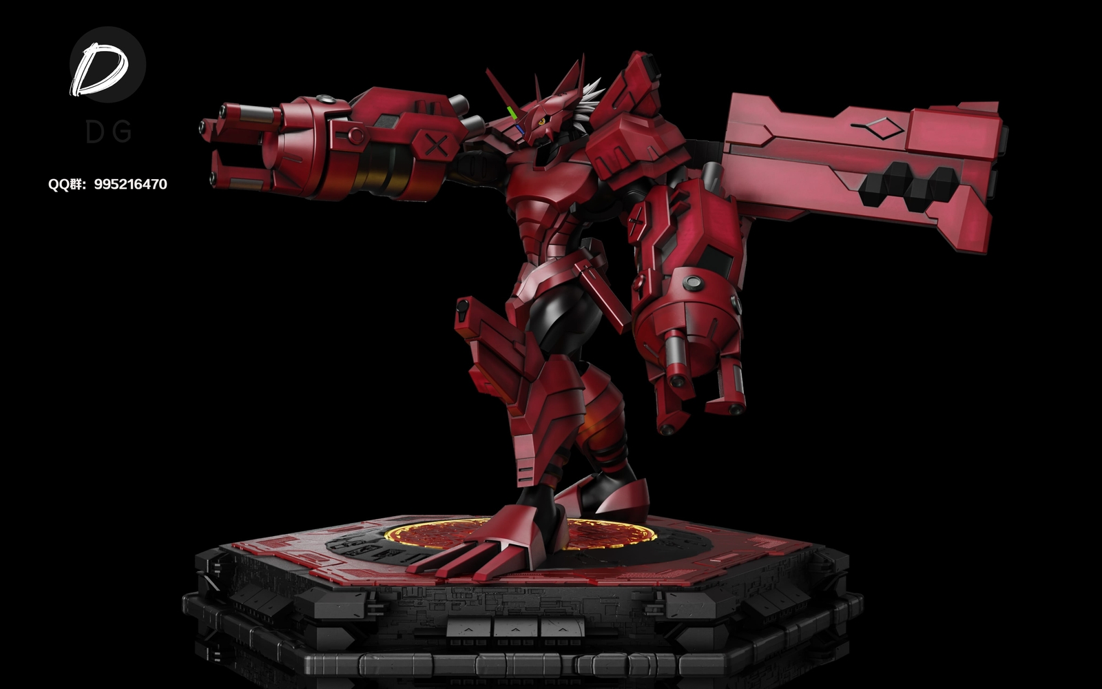 Pre-Sale Electro-optical Tyrannosaurus beast DigimonLimited Statue Figure