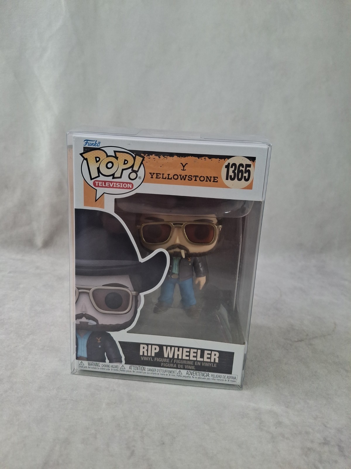 Rip Wheeler Funko Pop Yellowstone #1365 With Protector. 