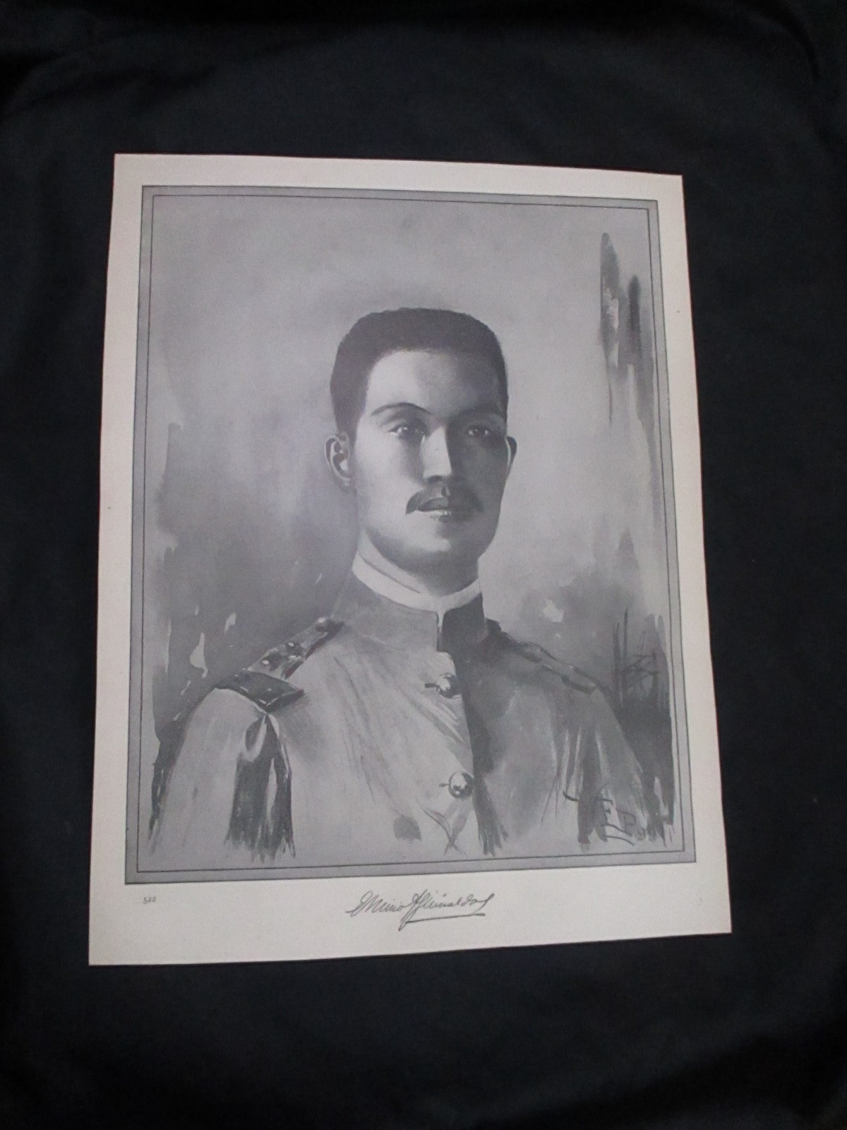 1899 Spanish American War 13 x 10 Print - Philippine, Emilio Aguinaldo -LAST ONE