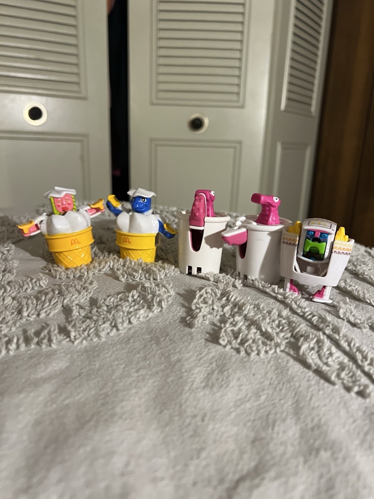 Vintage McDonald’s Changeable’s Toys Lot Of 5 1988-1989 Fast Food Collection