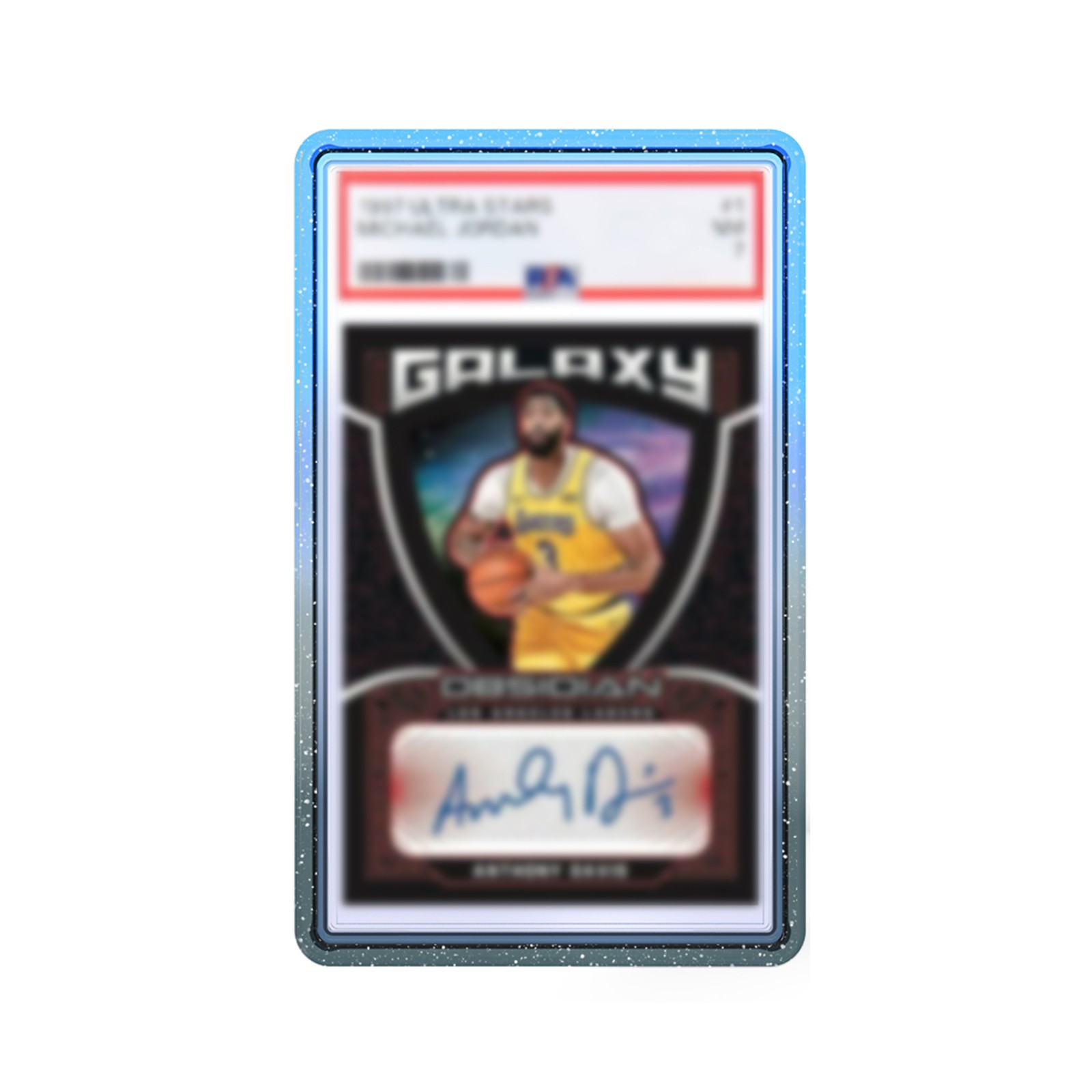 Gradient Color Glitter TPU Slab Protector Graded Bumper Guard For PSA/CGC 35PT