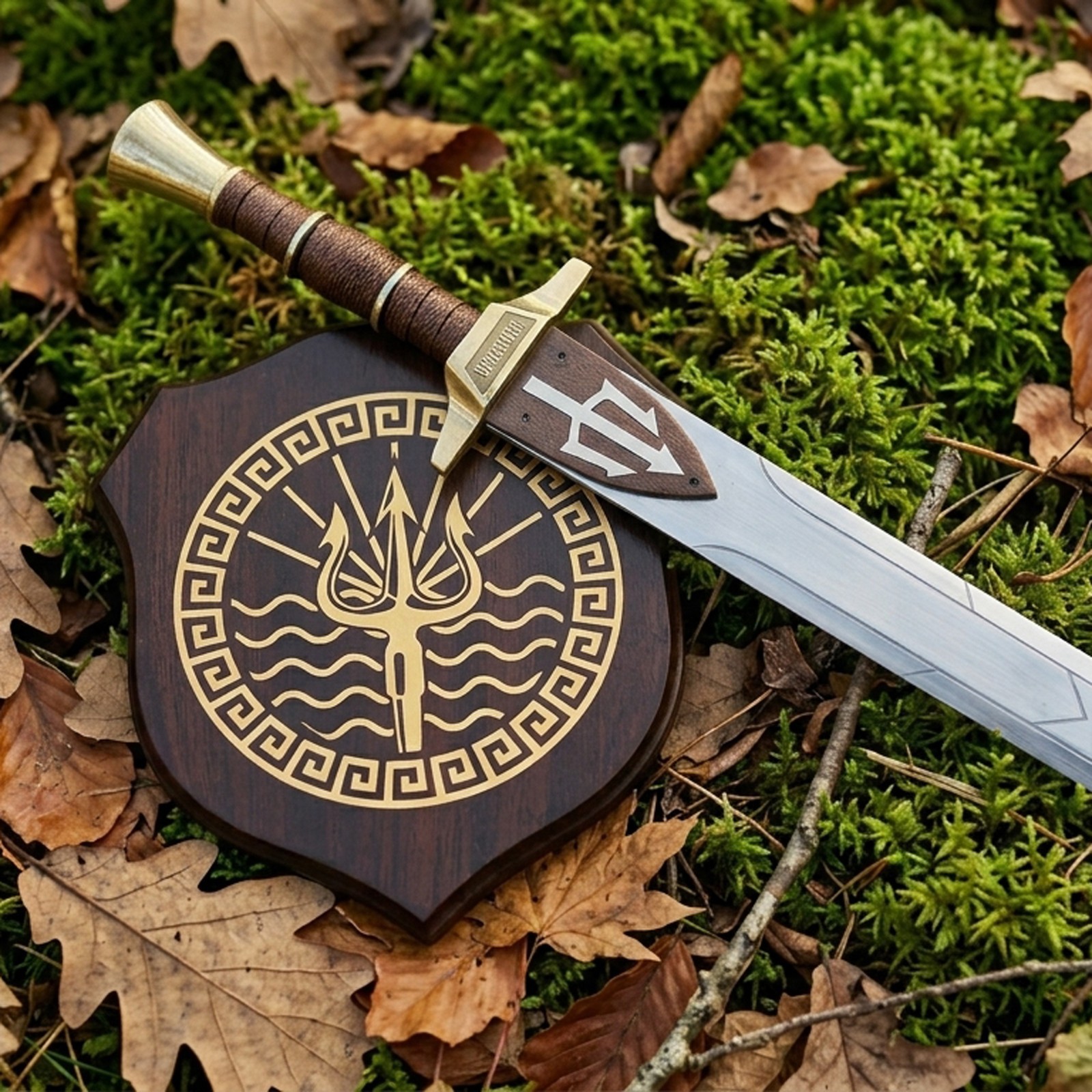Hand Forged Riptide Anaklusmos Sword of Percy Jackson Olympians Stainless Steel