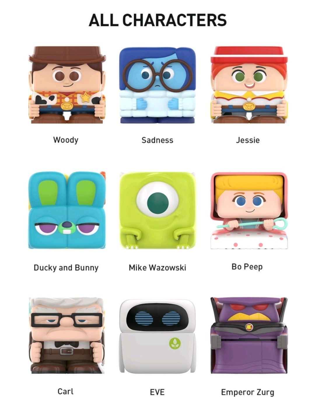 Pop Mart Disney Pop Cube Pixar Series 2
