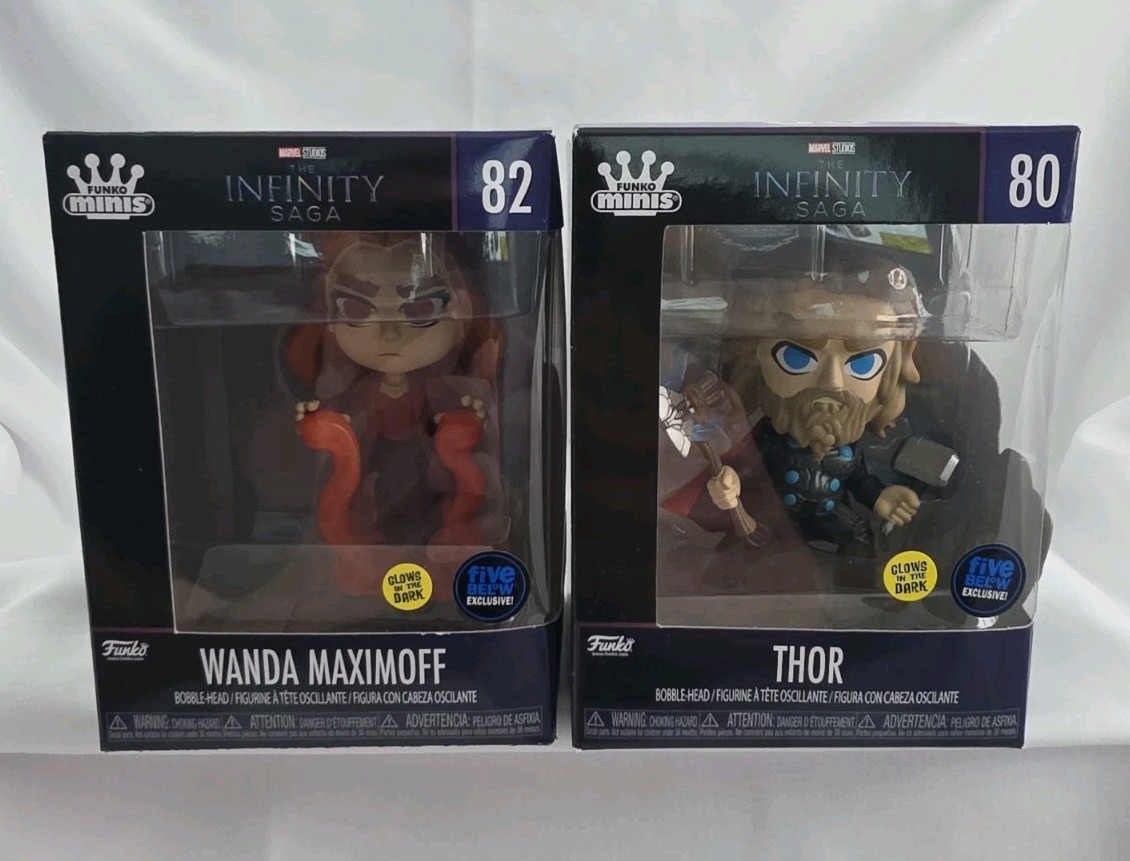 Funko Minis Marvel Infinity Saga Glow in the Dark Wanda Maximoff #82 Five Below 