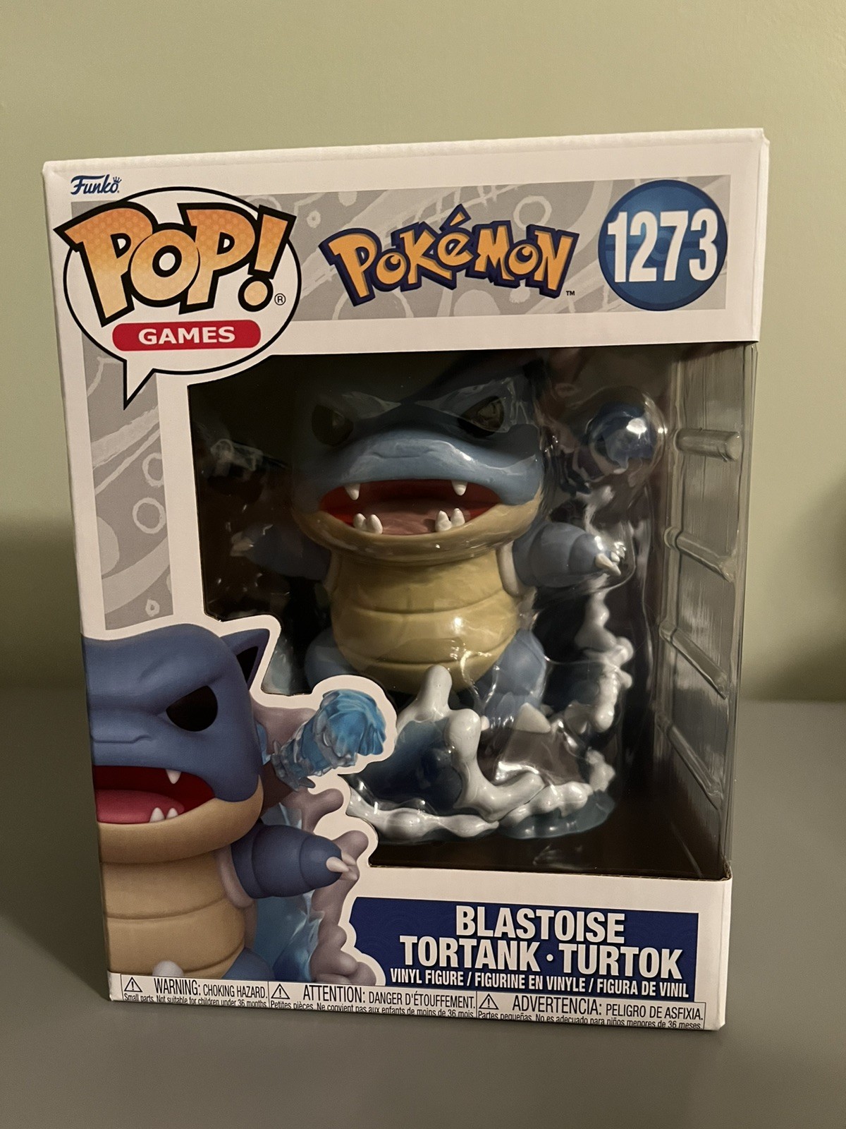 Funko Pop Premium: Pokémon - Pop Premium Blastoise #1273 On Hand Ready to Ship