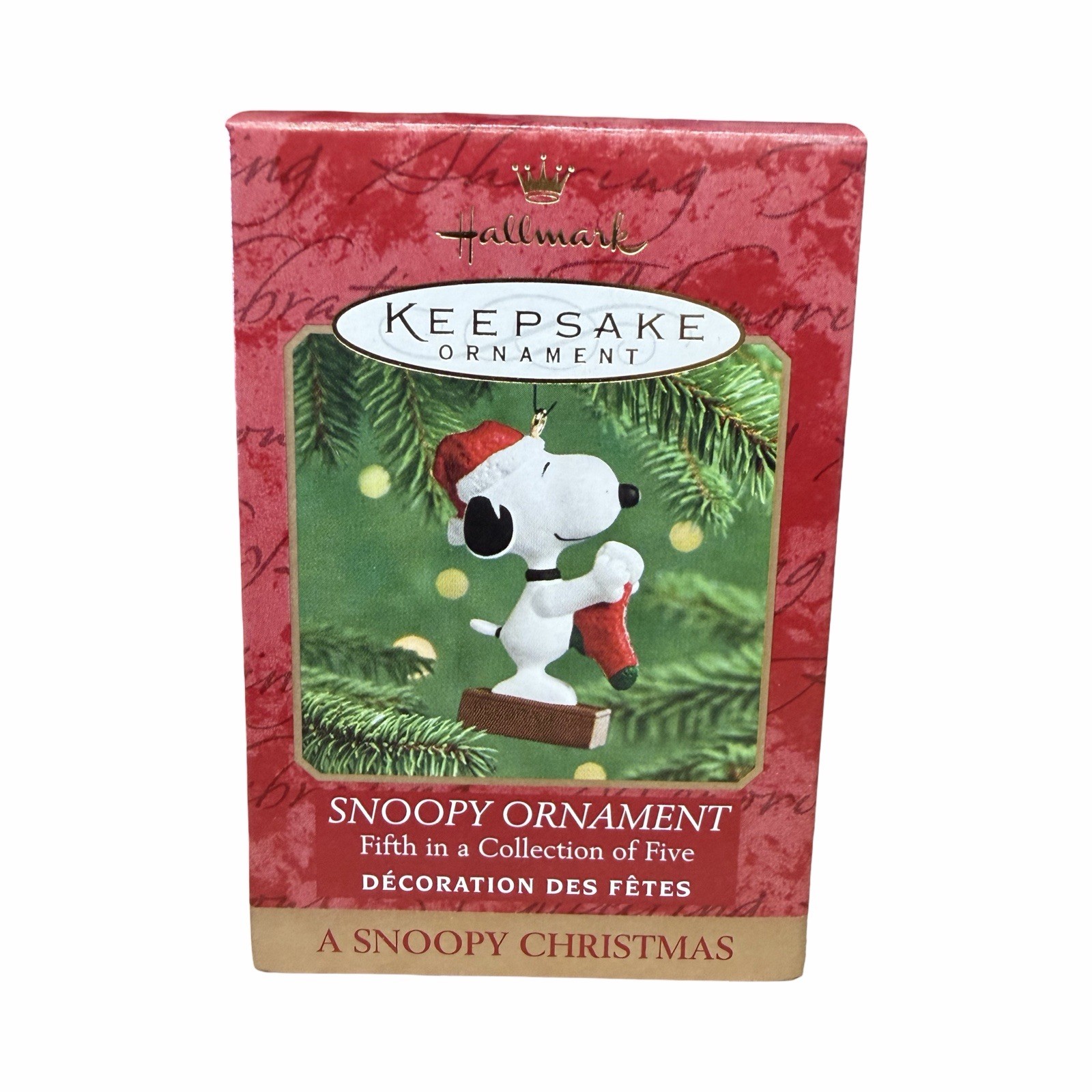 2000 Hallmark Snoopy Ornament - A Snoopy Christmas - Peanuts 50TH Celebration