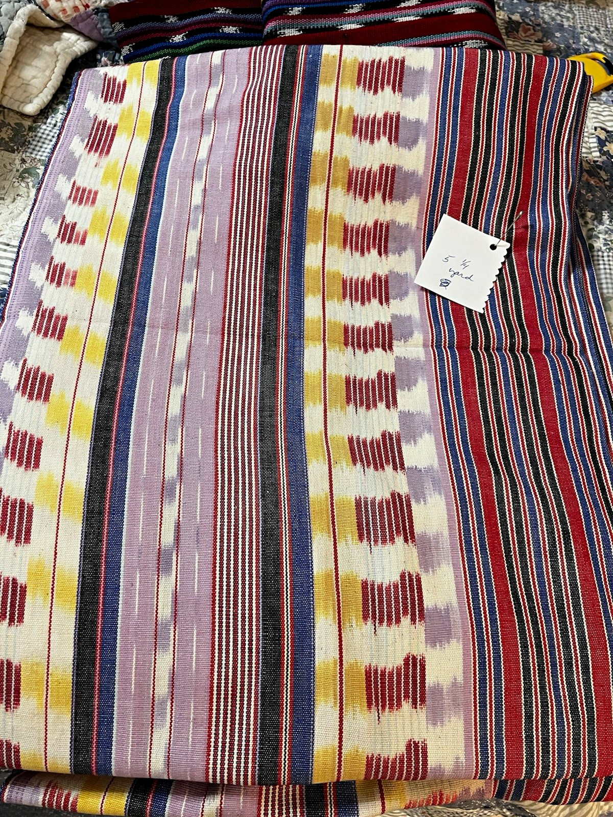 Rare find Guatemalan textile handwoven Corte fabric by the yard.