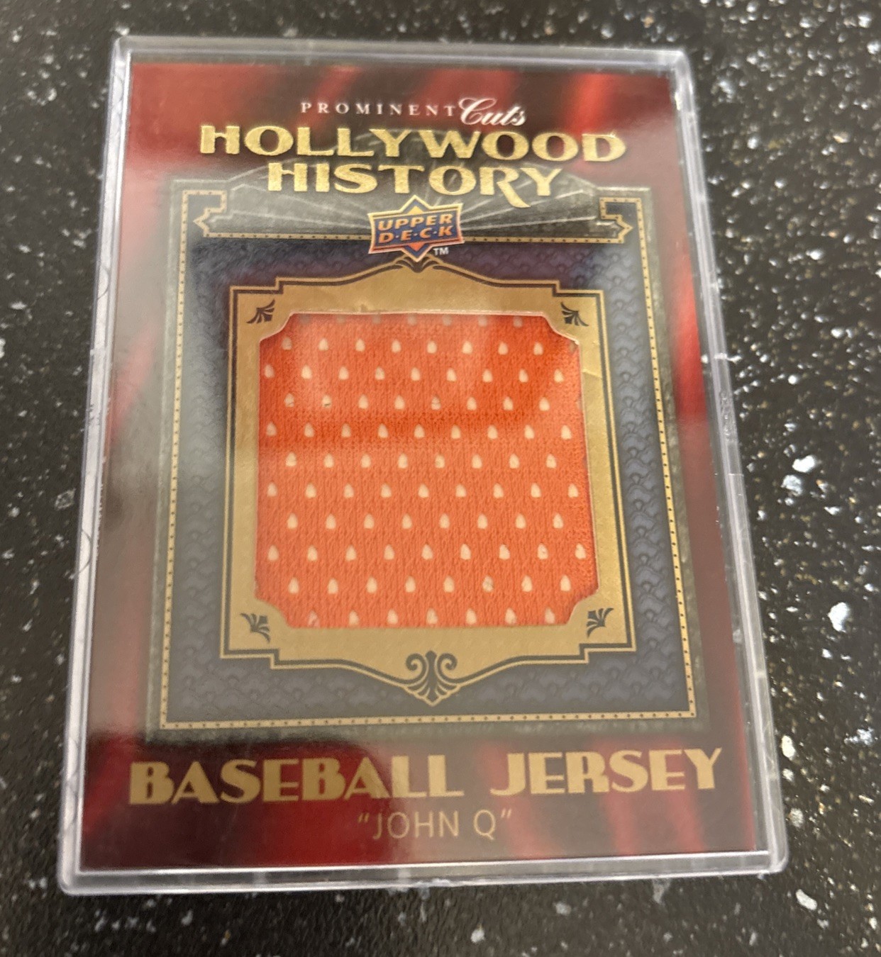 Denzel Washington 2009 UPPER DECK PROMINENT CUTS HOLLYWOOD HISTORY - Movie Worn