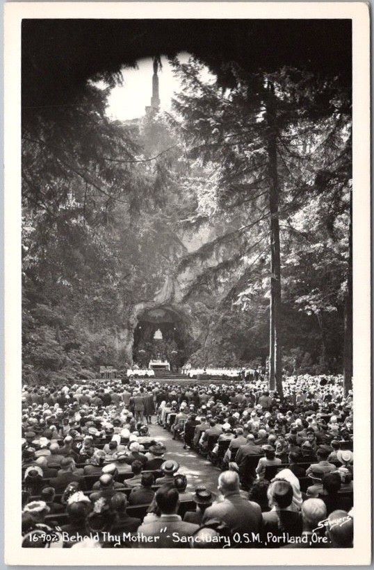 c1950s PORTLAND Oregon Photo RPPC Postcard 