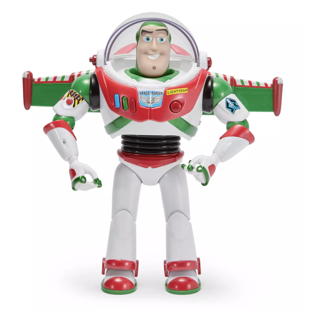 Disney Buzz Lightyear Christmas Talking Action Figure Toy Story 12'' Limited New