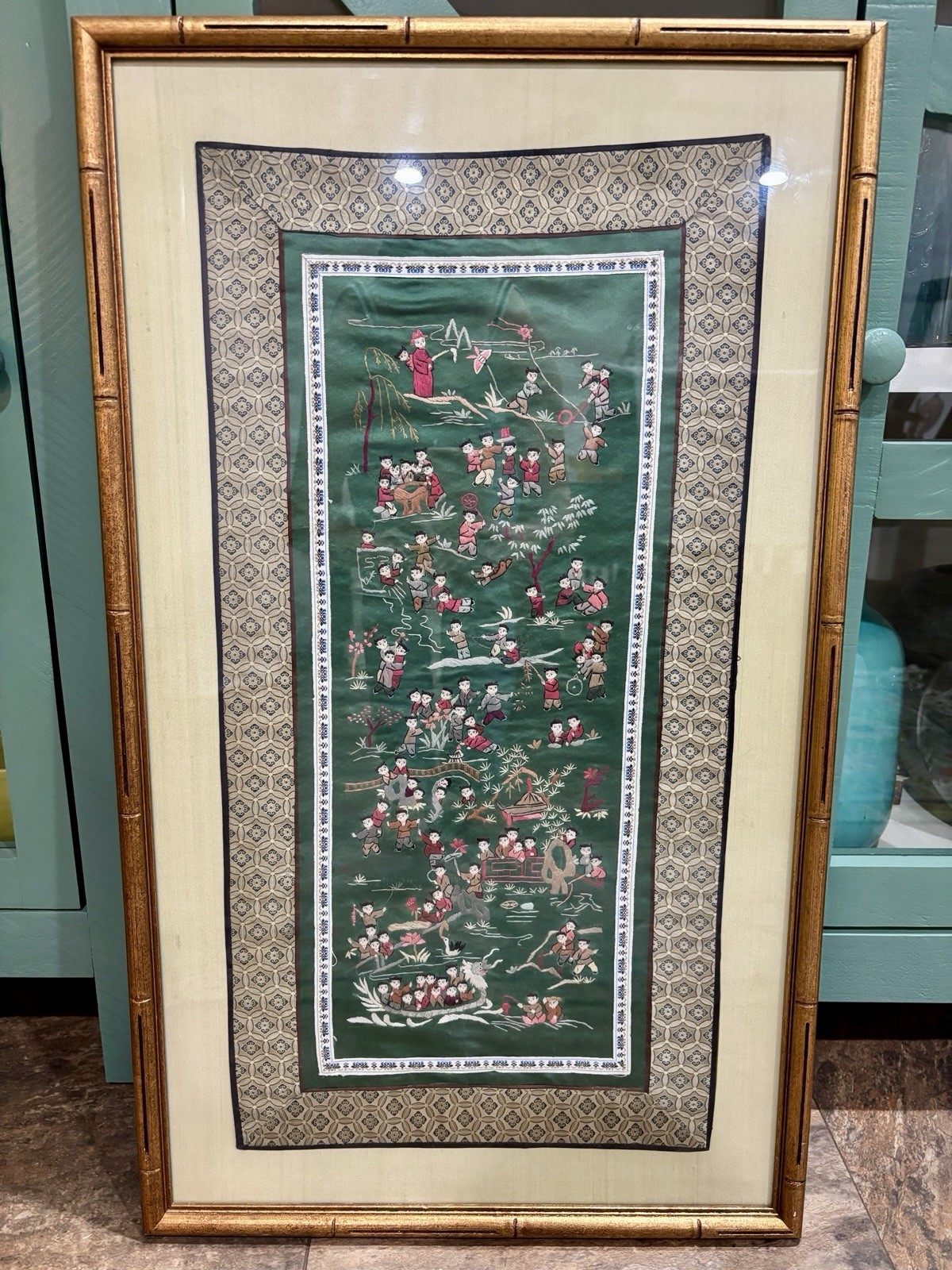 Vintage Chinese Silk Embroidery \