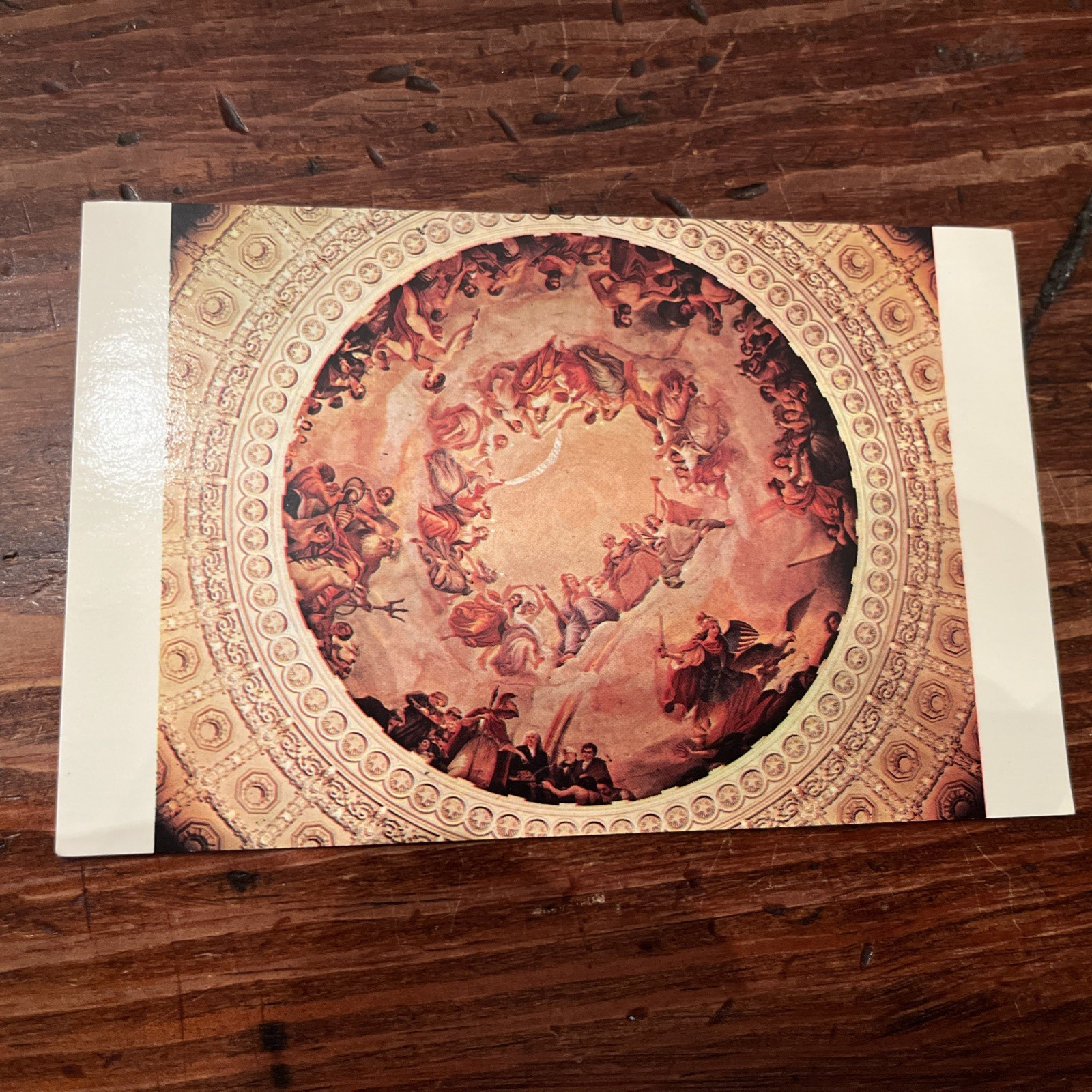 Postcard Capital Dome Heroic figures Washington DC Postcard