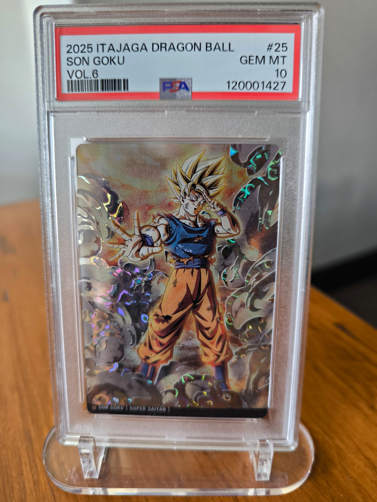 Itajaga Dragon Ball Vol. 6 #25 Son Goku Super Saiyan PSA 10