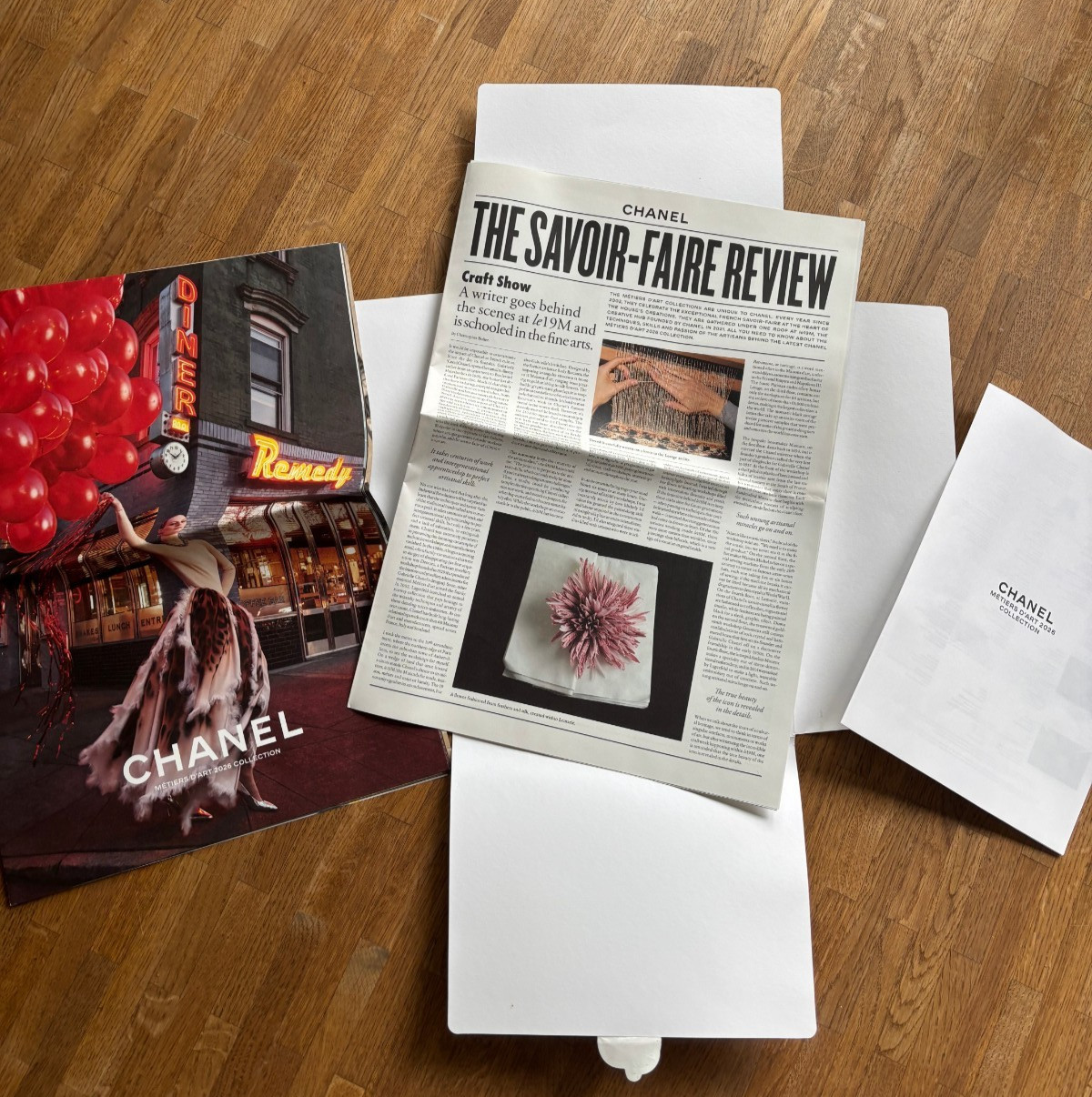 CHANEL Métiers d’art 2026 Catalog Lookbook The Savoir-Fair Review Set
