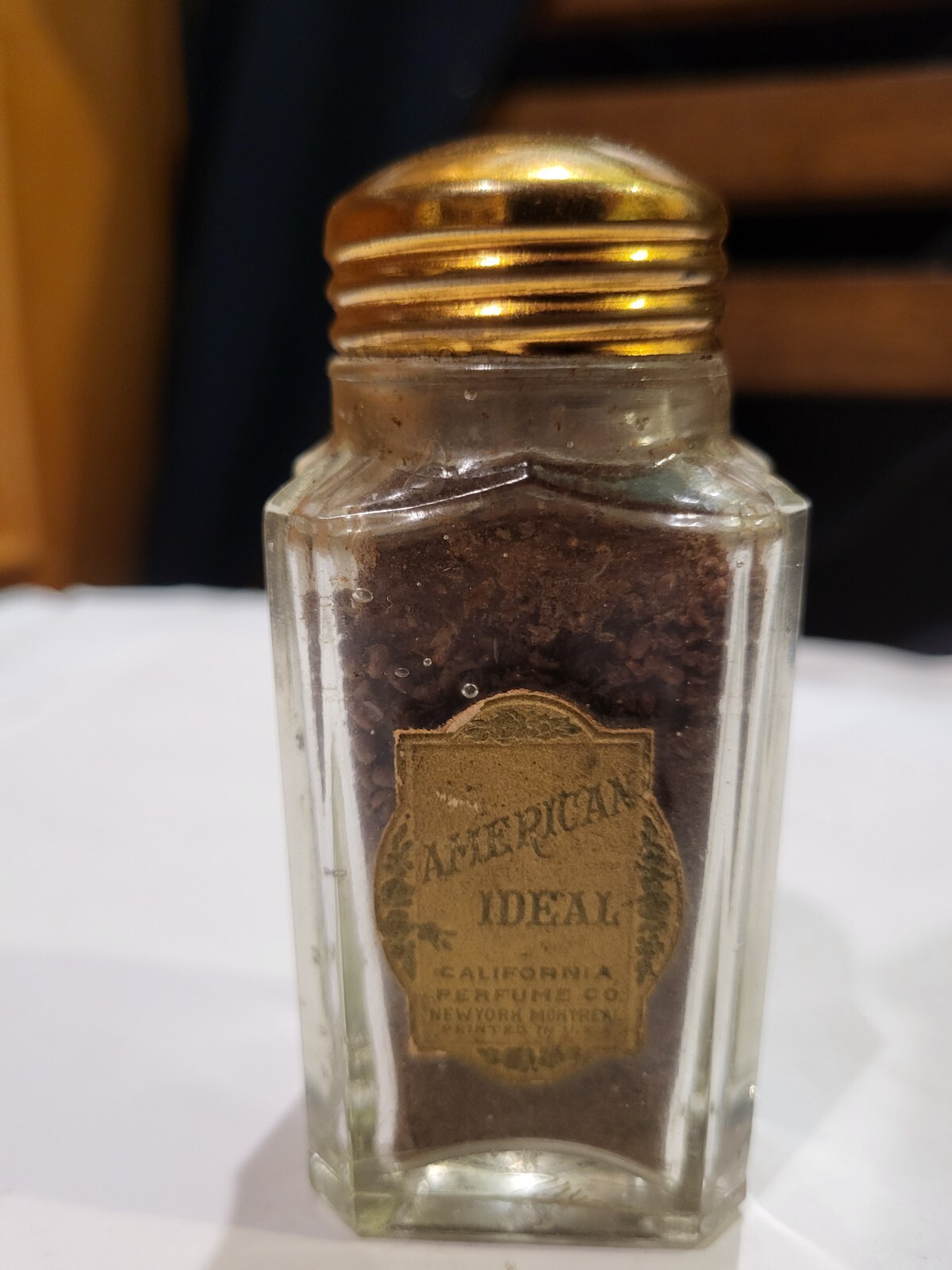 Vintage Calif. Perfume Co. American Ideal Sachet Powder. Full bottle 1926-1929