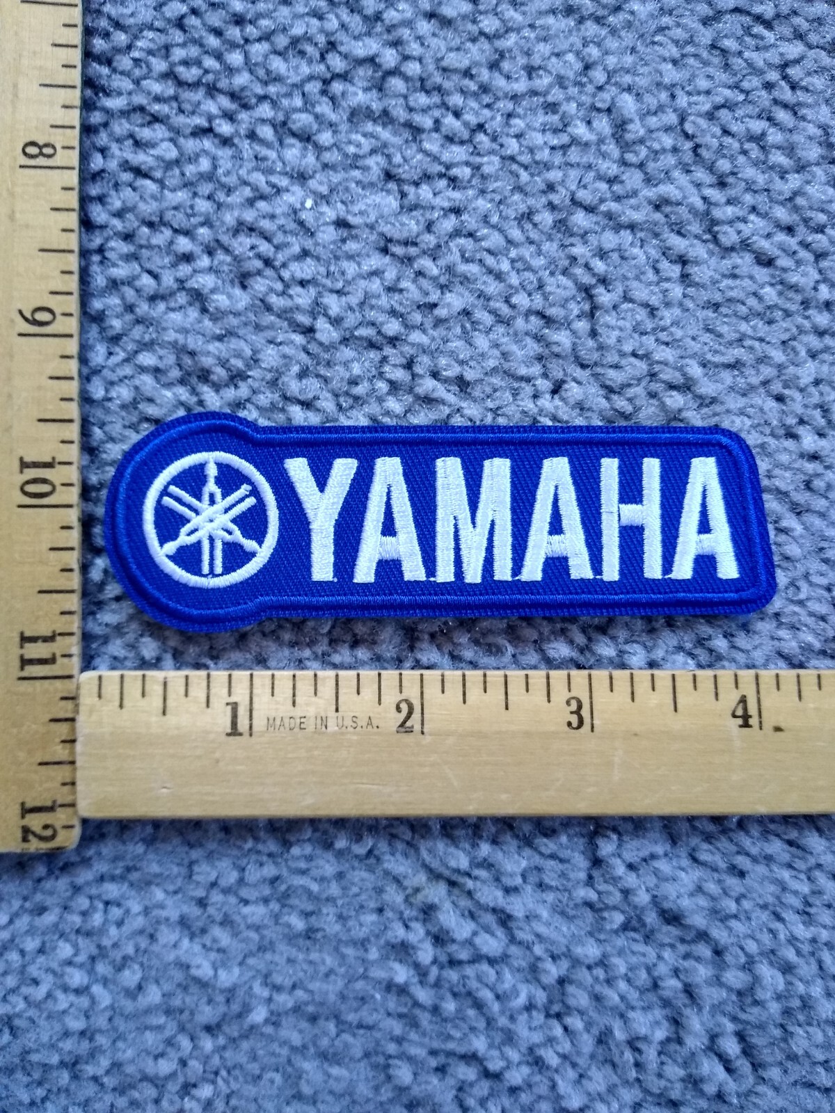  YAMAHA MOTORCYCLE RACING IRON ON PATCH 