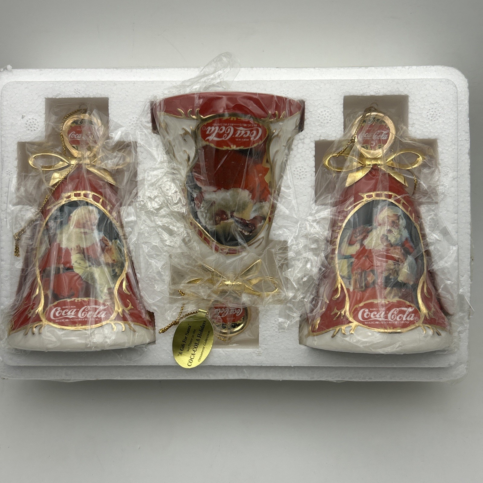 Bradford Coca-Cola Holiday Heirloom Porcelain Ornament Collection 3rd Issue