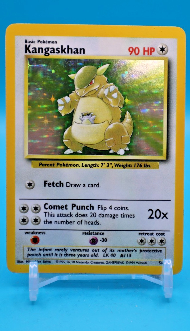 Pokemon Jungle Kangaskhan 5/64 No Jungle Symbol Error (LP-MP)