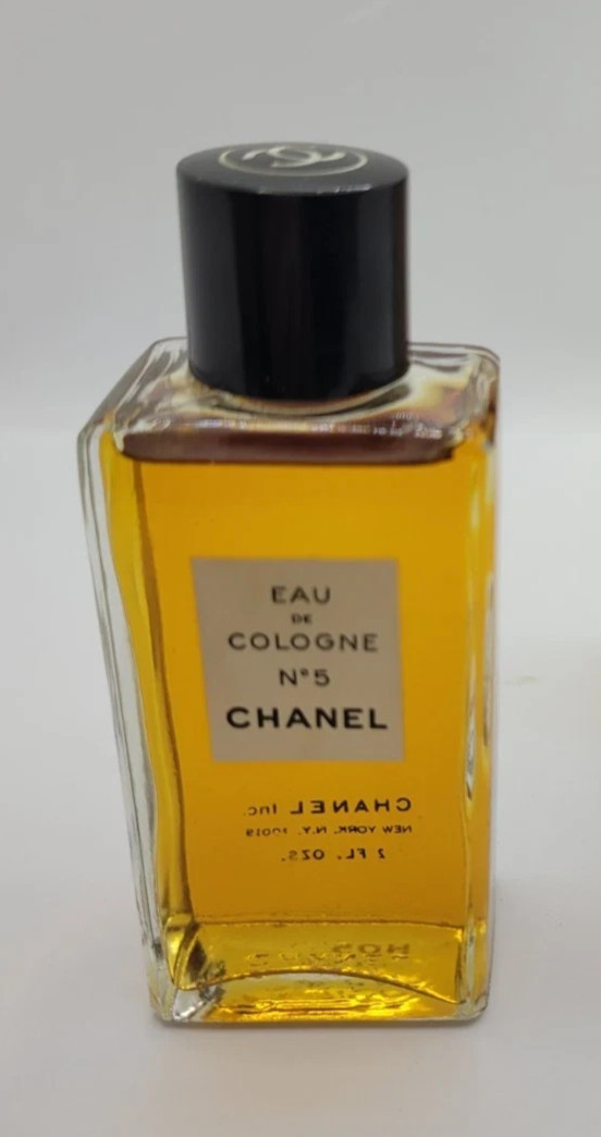 Vintage CHANEL No 5 Eau De Cologne Perfume Splash 2 oz/60 mL