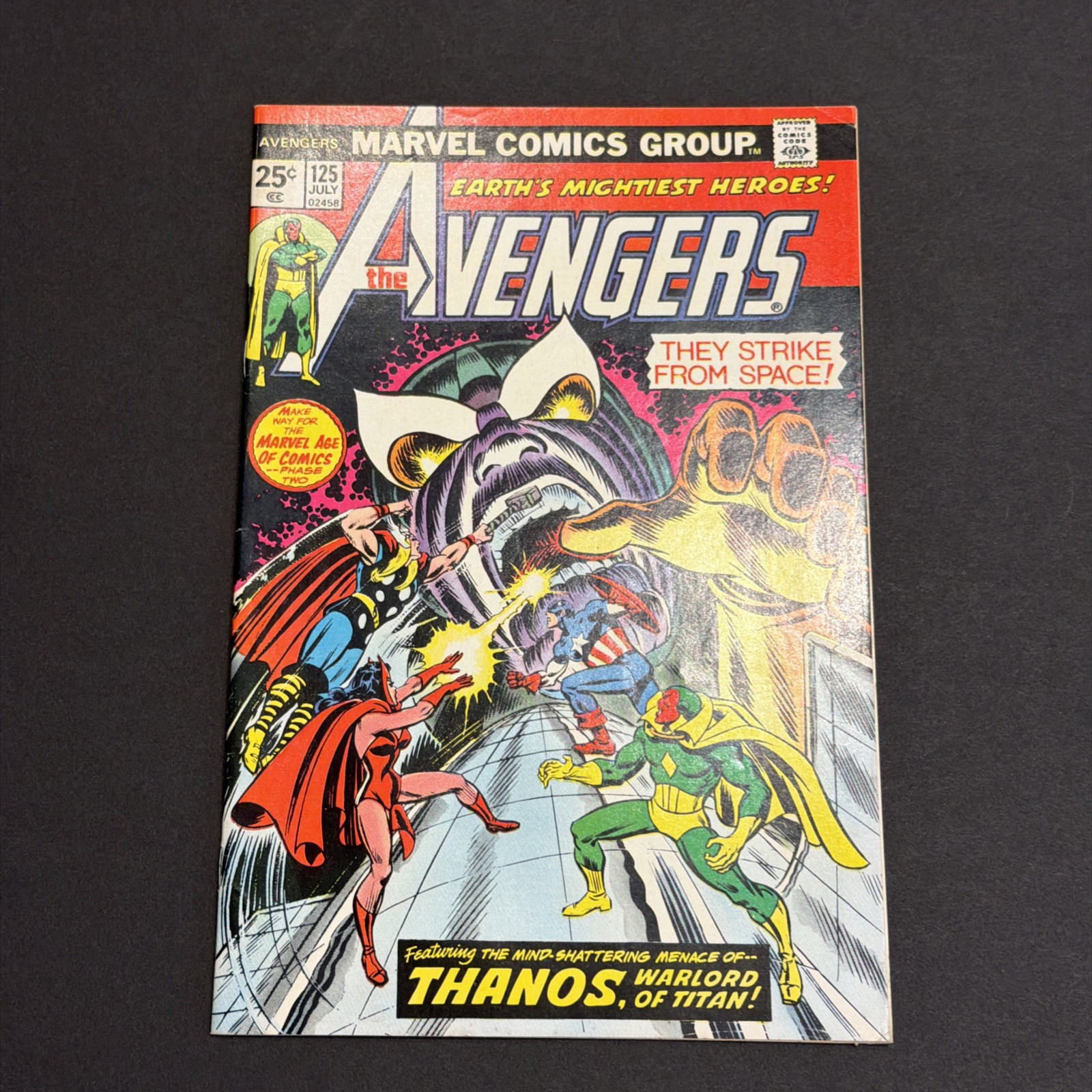 AVENGERS #125 THANOS July 1974