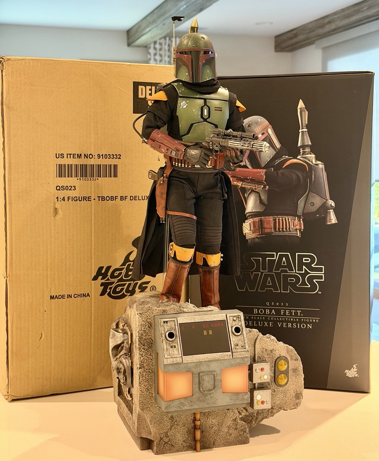 Sideshow Star Wars 1/4 Scale Boba Fett Deluxe Set QS023
