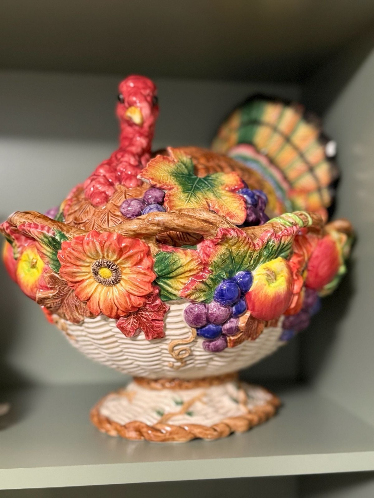 Fitz and Floyd Autumn Bounty Turkey Soup Tureen