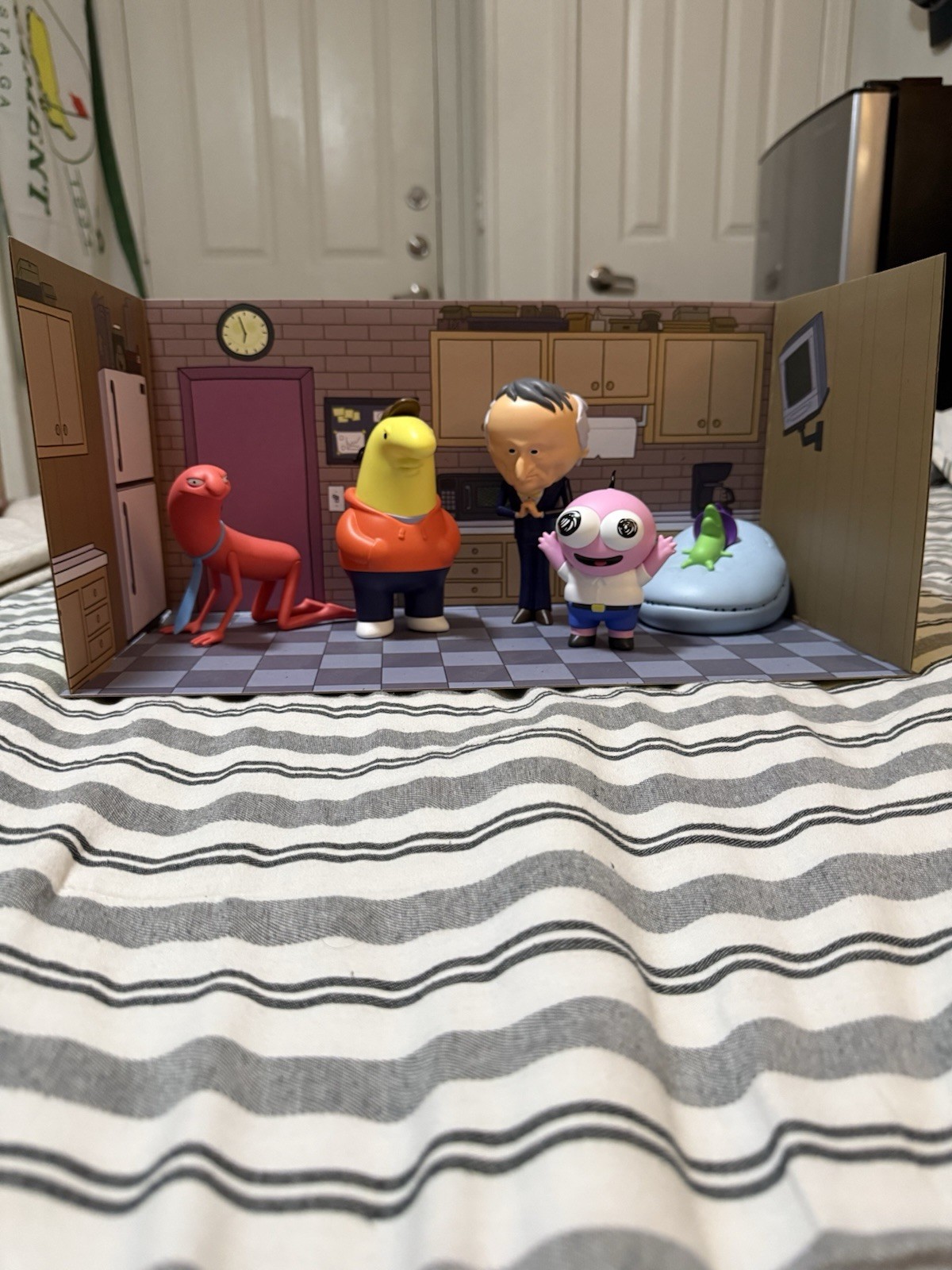 SDCC Smiling Friends Figures,  Complete Set: With Original Boxes.