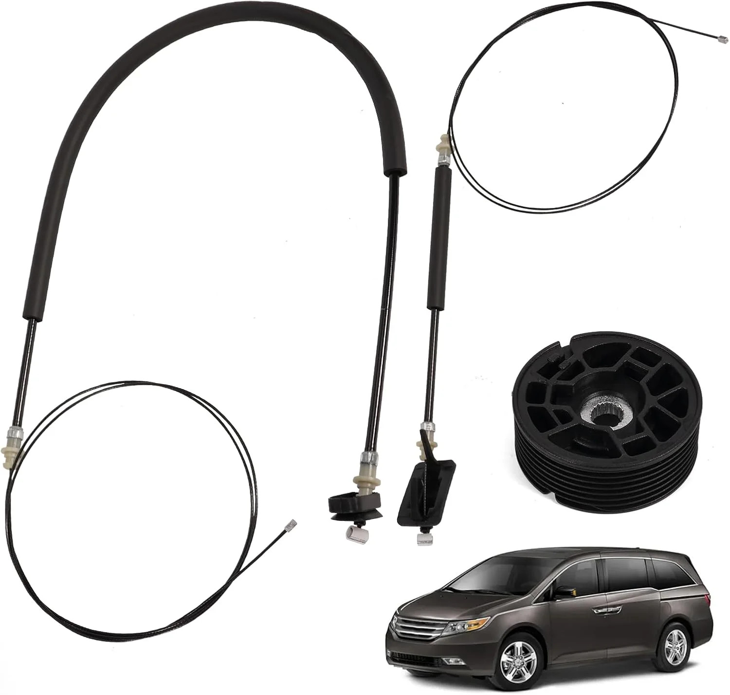 Power Sliding Door Cable Kit with Pulley Wheel Fit for 2011-2017 Honda Odyssey 5