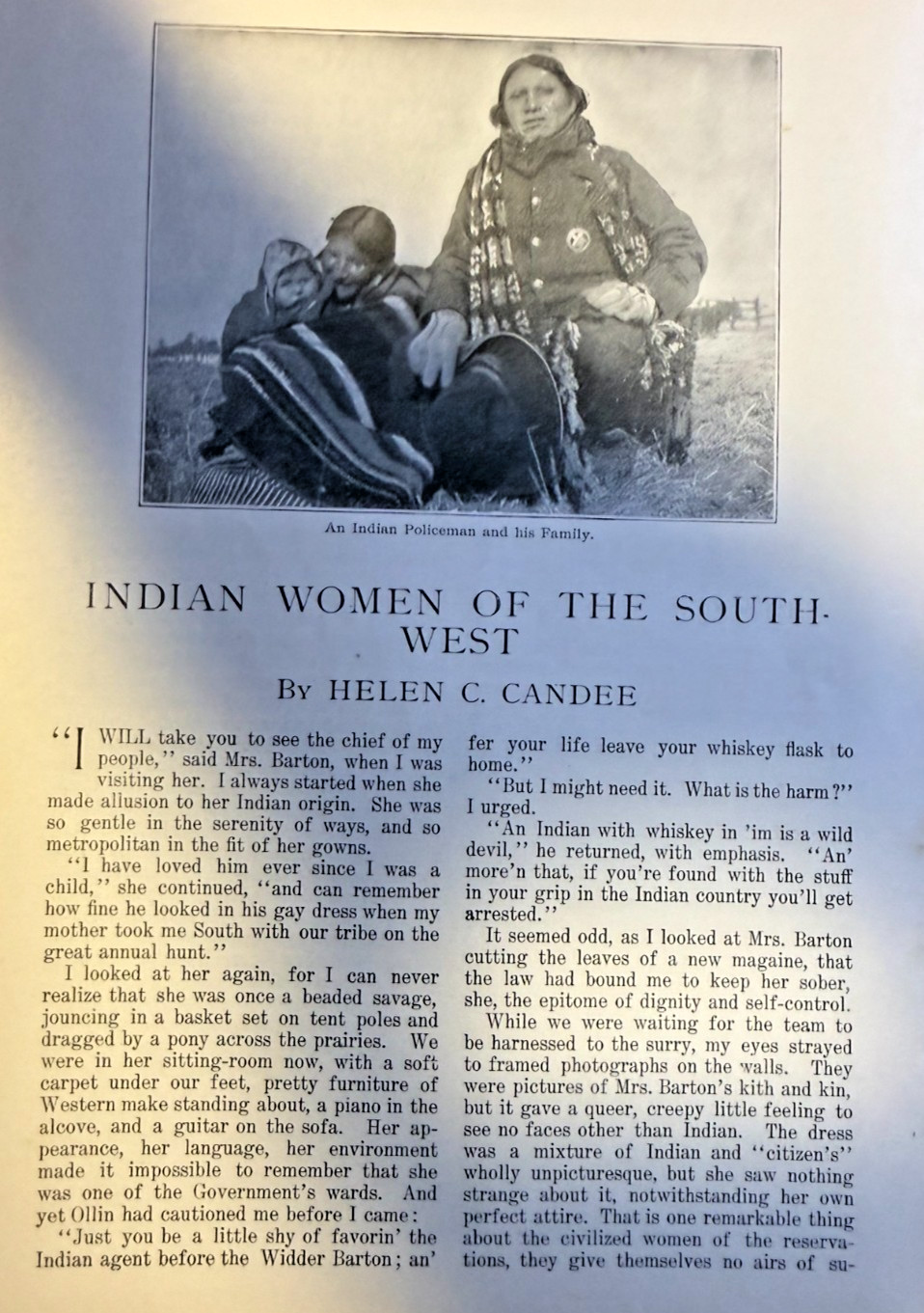 1899 Native American Women of the Southwest  illustrated