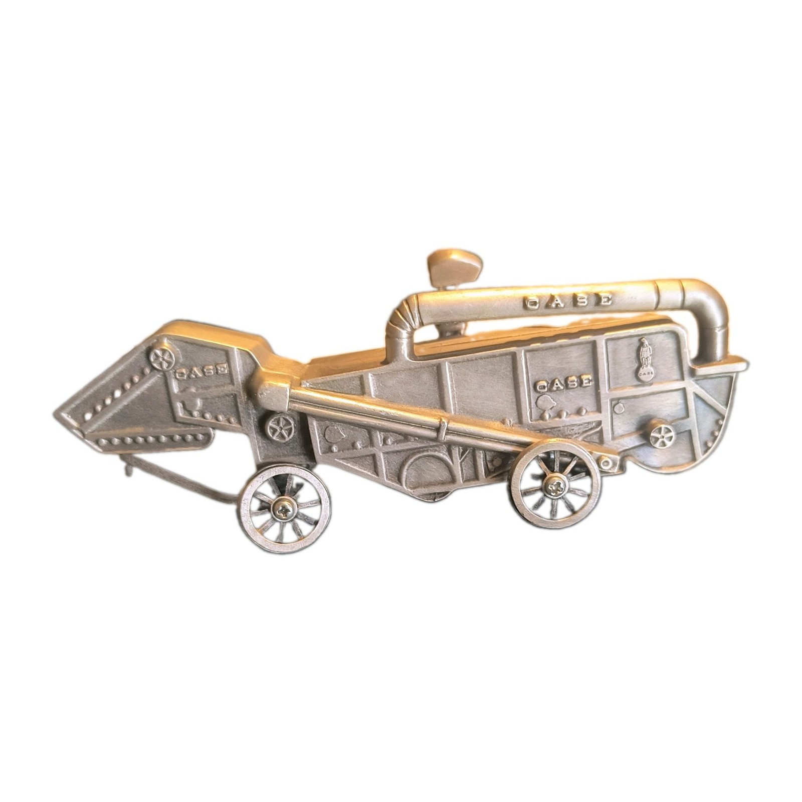Spec Cast Pewter Case Thresher 150th Anniv. Farm Tool Equipment Model Figurine