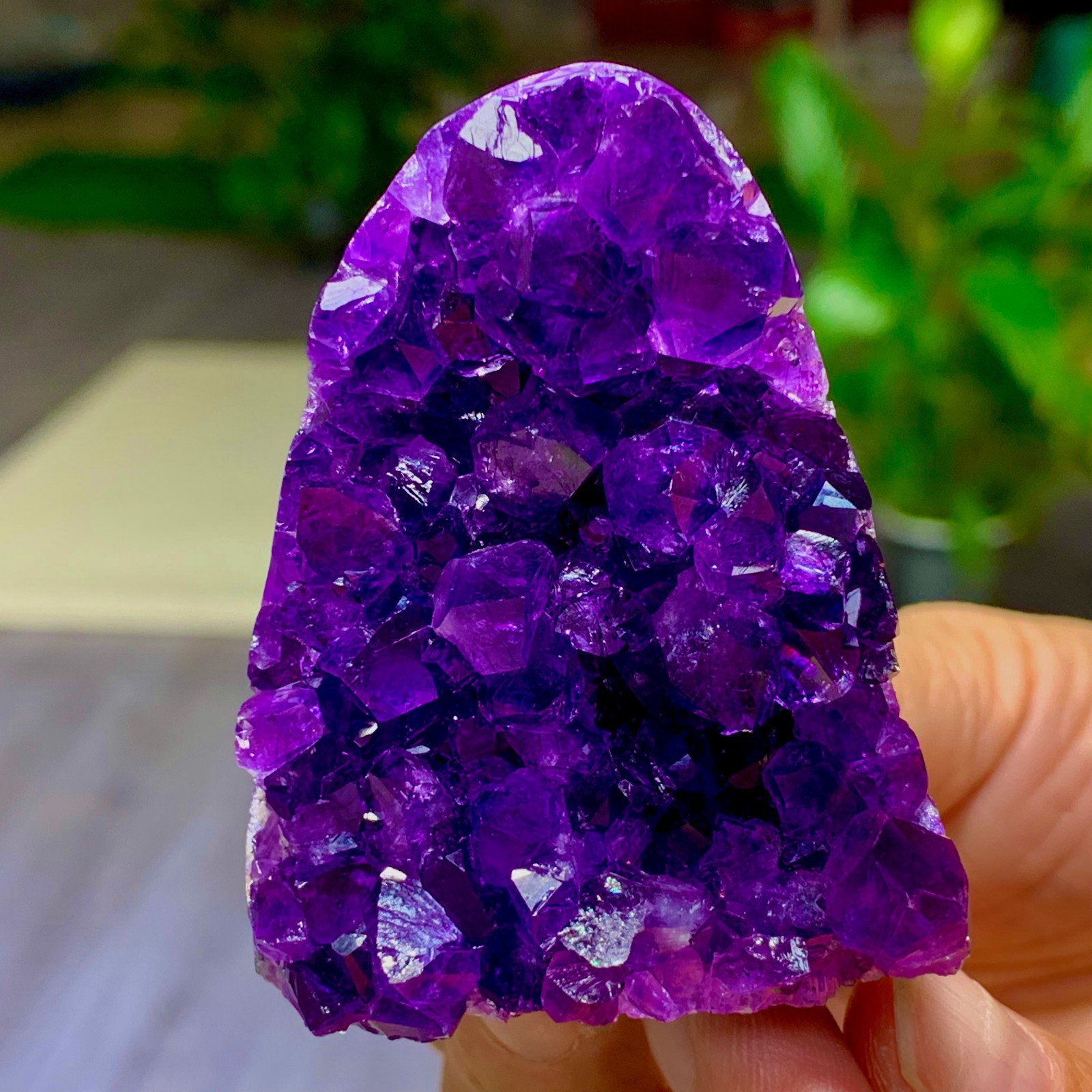 151g Natural Amethyst geode Agate quartz cluster crystal specimen Healing